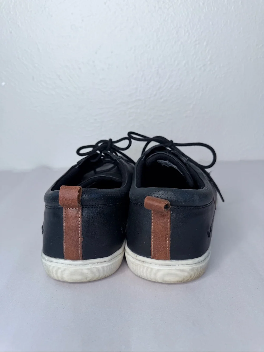 Ped Lite black leather lace up comfort shoe